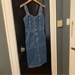 Gap Denim Overall Dress
